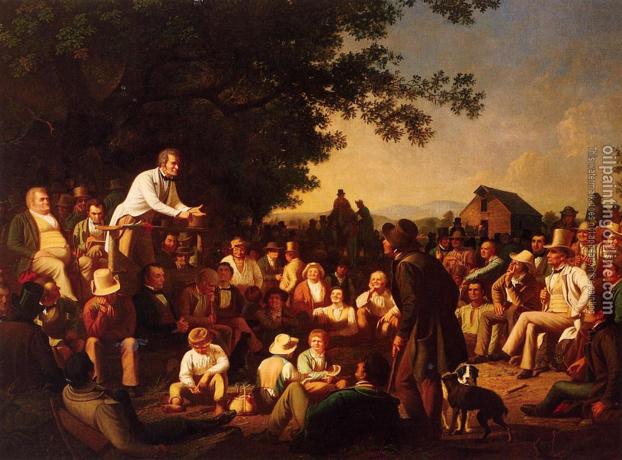 George Caleb Bingham - Stump Speaking